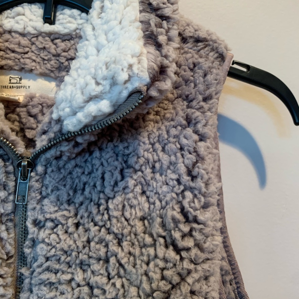 Faux fur vest